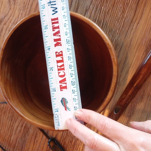 Wood Soup Bowls and Ladel - Picture 9 of 10